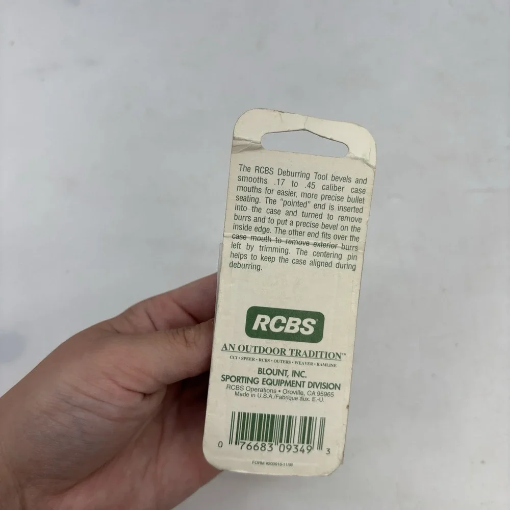 RCBS Deburring Tool 17 to 45 Calibers 09349 NEW SEALED